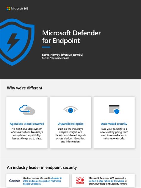 Microsoft Defender For Endpoint Overview | PDF