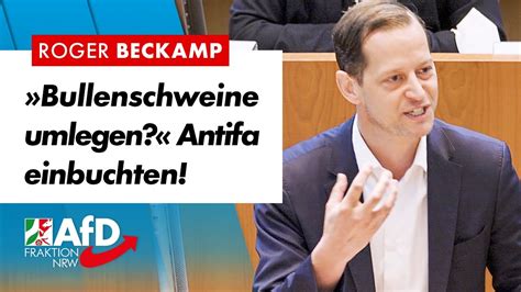 Bullenschweine Umlegen Antifa Einbuchten Roger Beckamp Afd Youtube