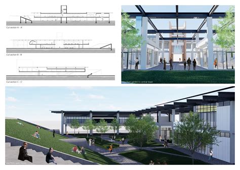 Architecture project // Translucent Glass Facades and Historic