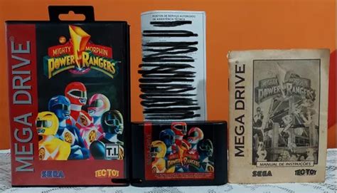 Mighty Morphin Power Rangers Tectoy Original Mega Drive Parcelamento