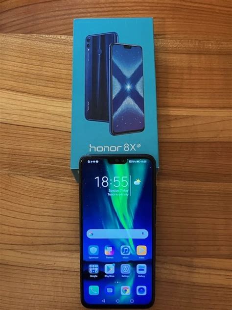 Smartfon Honor 8X 4 GB 128 GB Czarny Etui 13666629241 Oficjalne