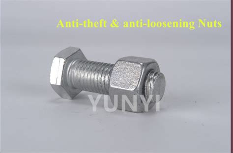 M16 Of Anti Theft And Anti Loosening Nuts For Transmission Tower Anti