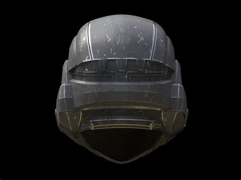 D File Odst Helmet With Attachments D Print File D Printing Model