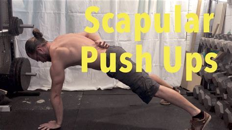 Scapular Pushups Youtube