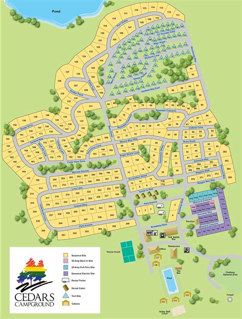 Services And Amenities Cedarscampground