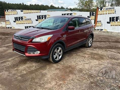 2014 FORD ESCAPE VIN 1FMCU0GX3EUE55893 2WD Jeff Martin Auctioneers Inc