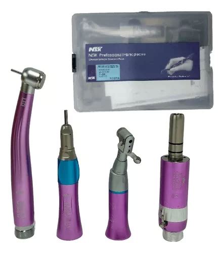 Kit Acad Mico Nsk P Caneta Led Push Button Odonto Lilas Frete Gr Tis