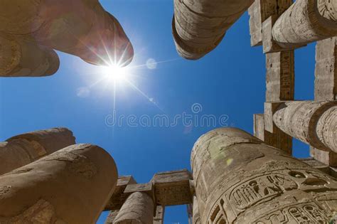 Antiguas Ruinas Del Templo De Karnak Imagen De Archivo Imagen De