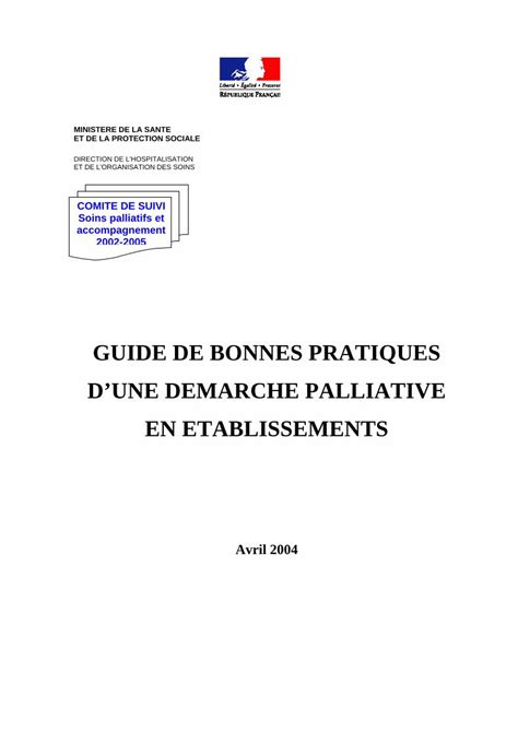 PDF GUIDE DE BONNES PRATIQUES DUNE DEMARCHE Ministere De La