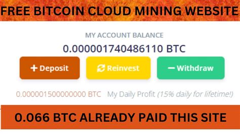 New Free Bitcoin Cloud Mining Website New Free Cloud Mining Website