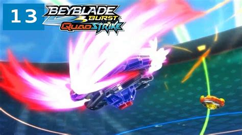 Valt Ranzo Vs Hyuga Hikaru Beyblade Burst QuadStrike Episode 13