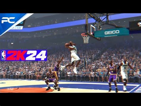 Nba K Retro Mod Gameplay Kobe Bryant Rookie Hornetts Explosive