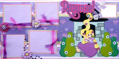 Rapunzel Layout Using Files From Doc9 And Lsoh Disney Scrapbooking