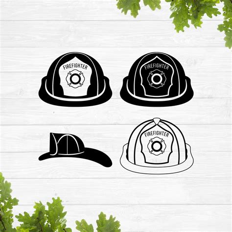 Fireman Hat Svg Firefighter Hat Svg Fireman Helmet Svg Etsy