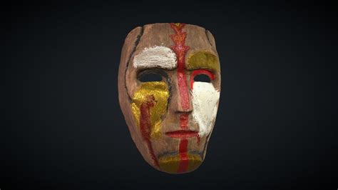 Painted-mask 3D models - Sketchfab