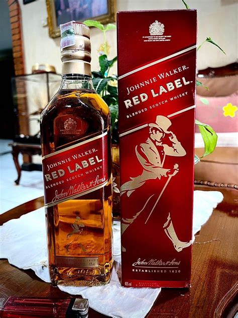 Johnnie Walker Red Label Makanan Minuman Minuman Tidak Beralkohol