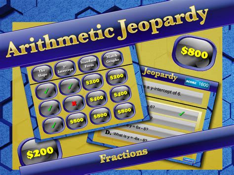 Math Games Collection: Jeopardy | Media4Math