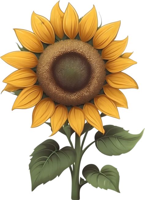 AI Generated Sunflower Clipart Sunflower Clipart 35537735 PNG