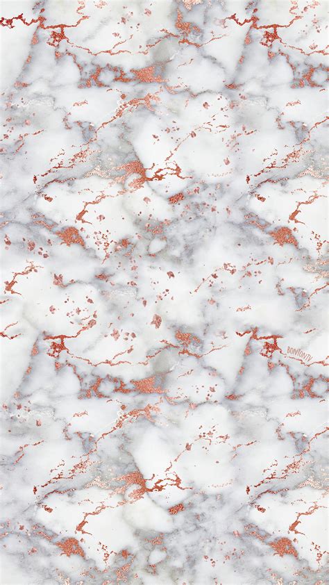 Rose Gold Marble Pattern Wallpaper