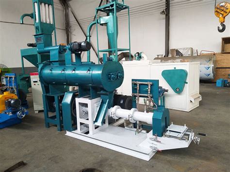 Wet Type Floating Fish Feed Pellet Extruder Feed Pellet Production Line