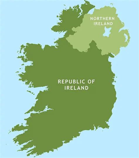 Mapa da Irlanda conheça o território do país Euro Dicas