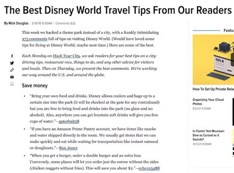 The Best Disney World Travel Tips From Our Readers | PPT