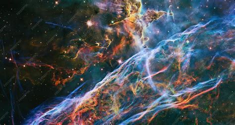 Premium Photo | Planets stars and galaxies in outer space showing the