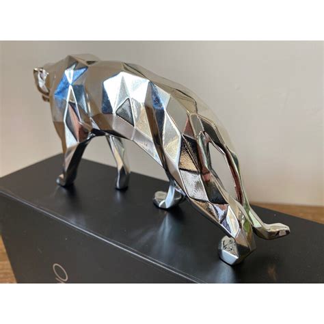 Vintage Sculpture Panther Spirit Silver By Richard Orlinski 2021