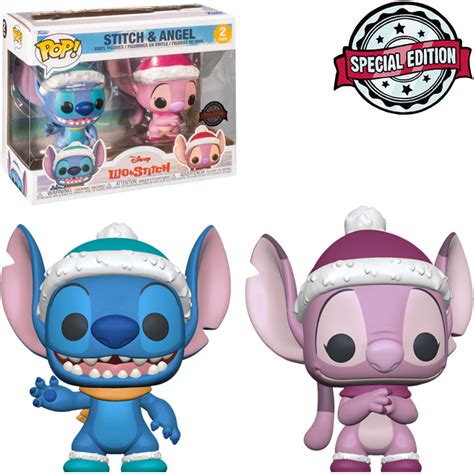 Funko Pop Disney Lilo And Stitch Stitch And Angel 2 Pack Exclusive