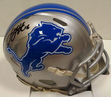 Jared Goff Autographed Detroit Lions Mini Helmet - Detroit City Sports