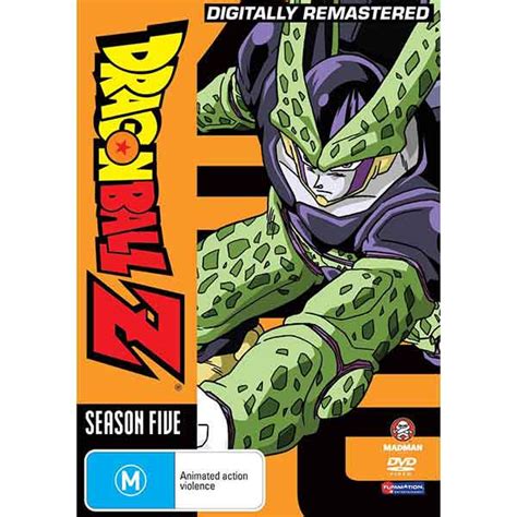 Dragon Ball Z Remastered Uncut Season 5 DVD NEW Region 4 Australia