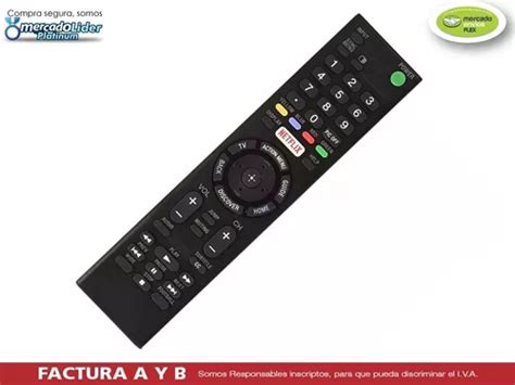 Control Remoto Tv Sony Bravia Netflix Smart Led Rmt Tx D