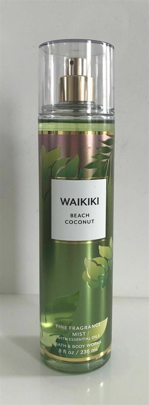 Bath Body Works Waikiki Beach Coconut Fine Fragrance Mist Ebay