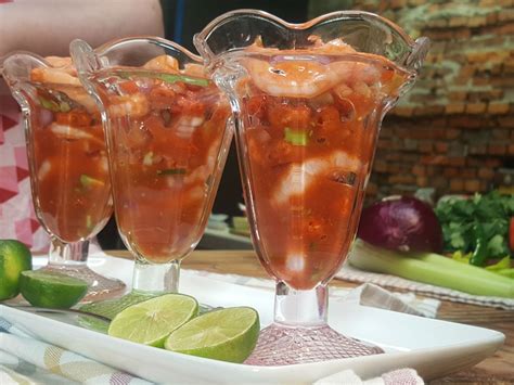 Receta De Coctel De Camarones Mexicano CocinaDelirante