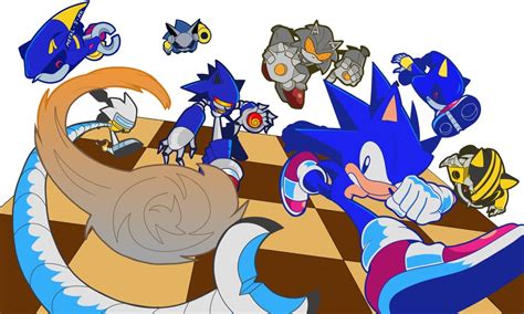 Sonic The Hedgehog Metal Sonic Mecha Sonic Mkii Mecha Sonic Mki Metal Sonic 3 0 And 1 More