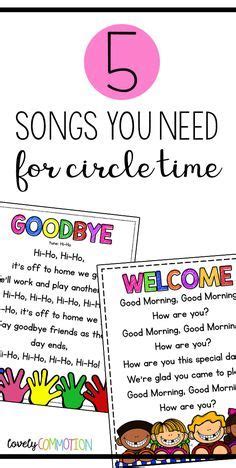 Good Morning Circle Time Songs For Toddlers : Circle Time Songs For ...