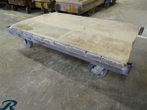 (2) Heavy Duty Flatbed Carts - Roller Auctions