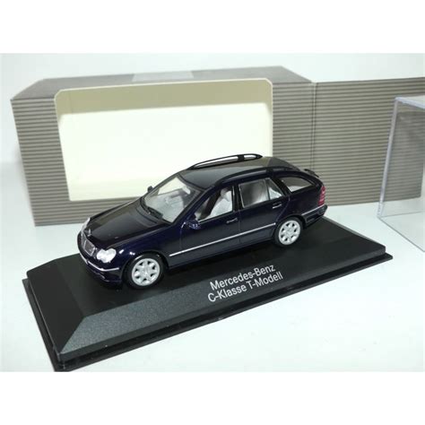 Mercedes Classe C T Model W Bleu Marine Minichamps De