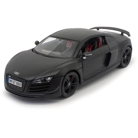 Amazon.com: Maisto Audi R8 GT Matte Black 1:18 Scale Car Special ...