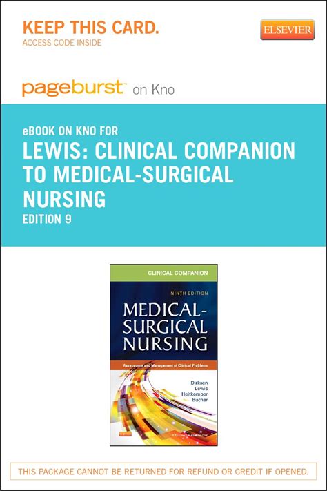 Clinical Companion To Medical Surgical Nursing Elsevier EBook On