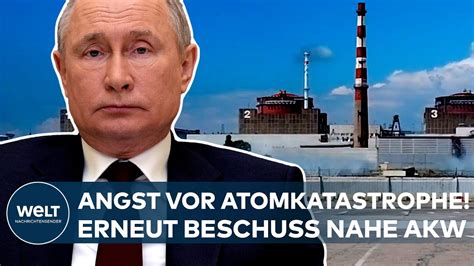 Putins Krieg Atomkatastrophe Droht Erneut Beschuss Nahe Atomkraftwerk