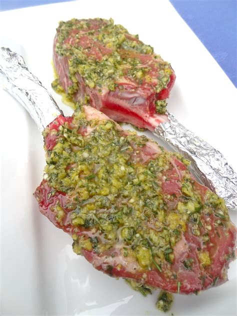 Scrumpdillyicious: Veal Chops with Tuscan-Style Marinade