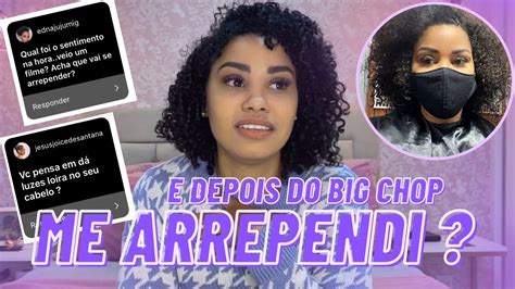 DEPOIS DO BIG CHOP Tudo Sobre Meu Cabelo Cacheado YouTube