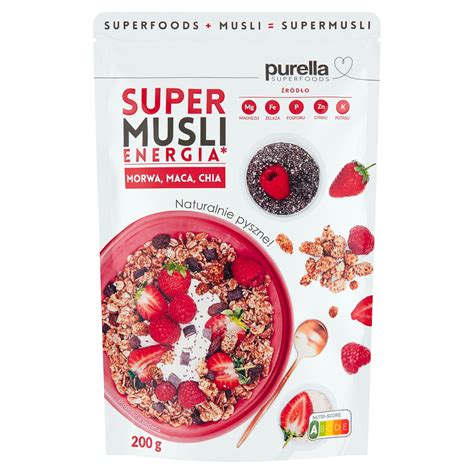 Musli Morwa Maca Chia Purella Superfoods Supermusli Energia G