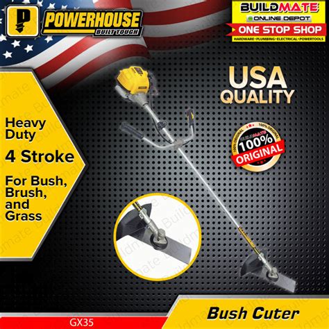 Powerhouse 4 Stroke Bush Brush Grass Cutter Gx35 •buildmate• Phi Lazada Ph