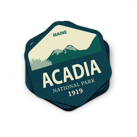 Acadia National Park Sticker Multiple Sizes Bumper Sticker Etsy