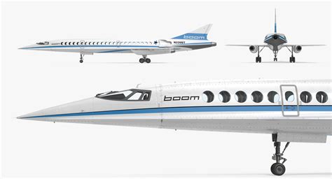 Boom Supersonic Jet 3D Model $149 - .3ds .c4d .fbx .ma .obj .max - Free3D