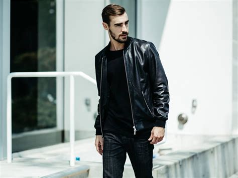 leather jacket men - munimoro.gob.pe