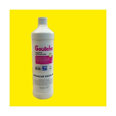 TEMPERA GOUACHE WINGO 1 LITRO AMARILLO PRIMARIO