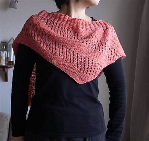 Ravelry Asymmetrical Scarf Pattern By Makiho Negishi